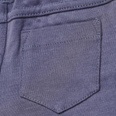 Pantaloni pentru băieți albastru închis cu talie elastică Chicco 148560 4