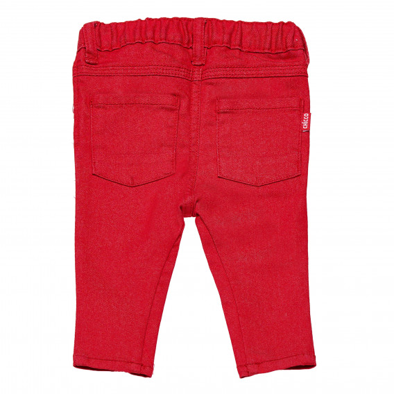 Pantaloni pentru fetiță, roșii Chicco 148582 2