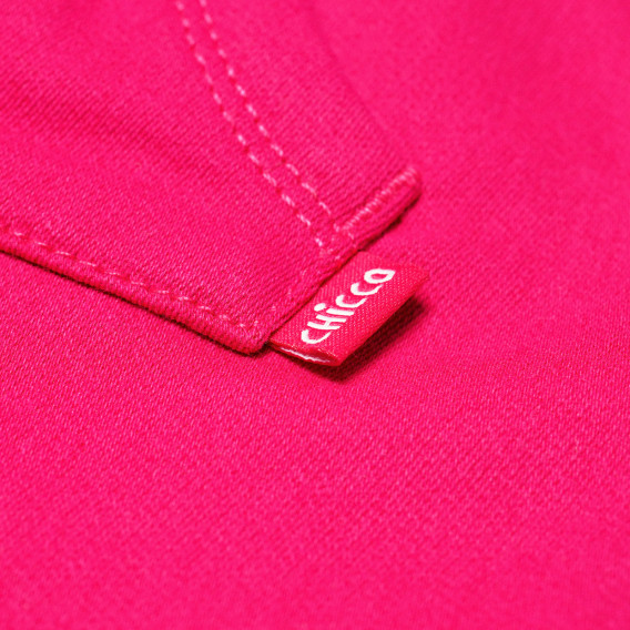 Pantaloni roz pentru fetițe cu buzunar cangur Chicco 148597 3