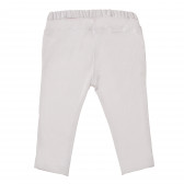 Pantaloni de bumbac pentru copii, alb Chicco 148599 2