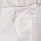Pantaloni de bumbac pentru copii, alb Chicco 148600 3