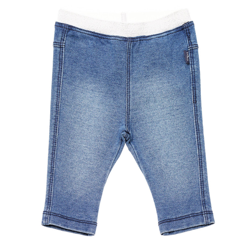 Jeans albaștri pentru copii cu talie elastică  148666