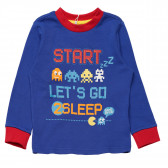 Pijamale din două piese, albastru și roșu, pentru băieți Chicco 148730 6