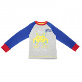 Pijamale de bumbac pentru bebeluș gri-albastru Chicco 148741 9