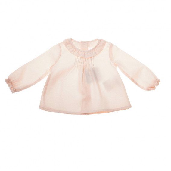 Bluză cu mânecă lungă pentru fetițe, roz Neck & Neck 149905 