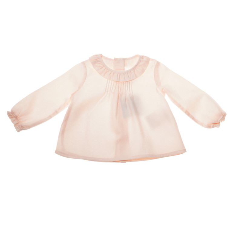 Bluză cu mânecă lungă pentru fetițe, roz  149905