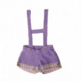 Pantaloni scurți violet pentru fetițe Neck & Neck 149918 2