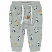Pantaloni cu imprimeu panda pentru băieți Name it 150096 