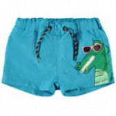 Costum de baie cu crocodil pentru băieți, albastru Name it 150306 