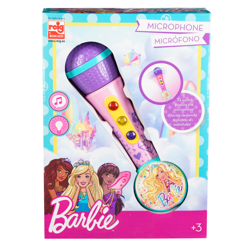 Microfon pentru copii cu difuzor încorporat - Barbie  150498