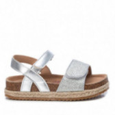 Sandale cu arici, pentru fete, argintii XTI 150633 