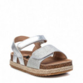 Sandale cu arici, pentru fete, argintii XTI 150634 2
