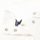 Bluză din bumbac cu mâneci lungi pentru fete, alb KIABI 150666 3