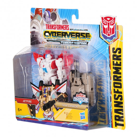 Figurină Transformers cyber univers - Jetfire & Tank tun Transformers  150926 2