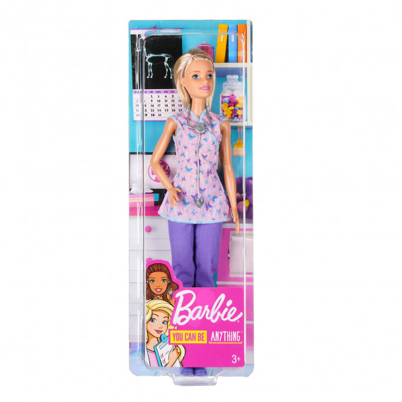 Papușa Barbie cu profesie -asistenta medicală Barbie 150945 