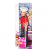 Papușa Barbie cu profesie - bucătar Barbie 150950 
