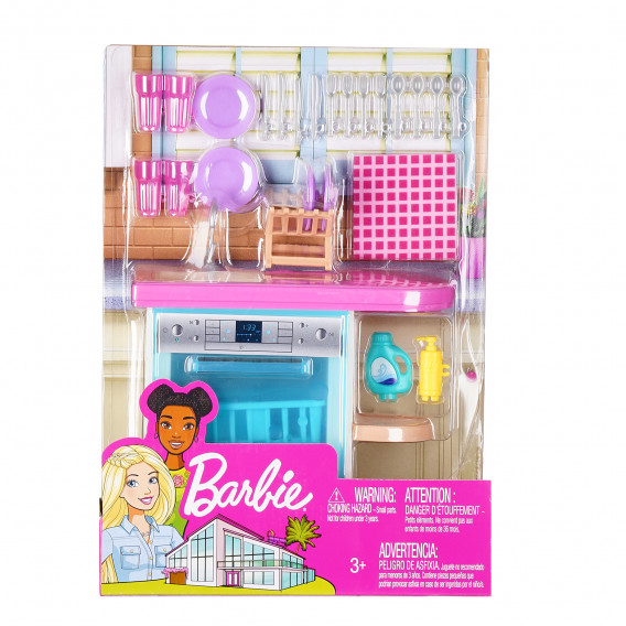 Barbie Playset de mobilier interior - Bucătărie Barbie 151016 