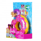 Joc cu accesorii de piscină, pentru copii Barbie 151021 2