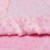 Pătură cu puncte în relief pentru fete, roz TUTU 151320 