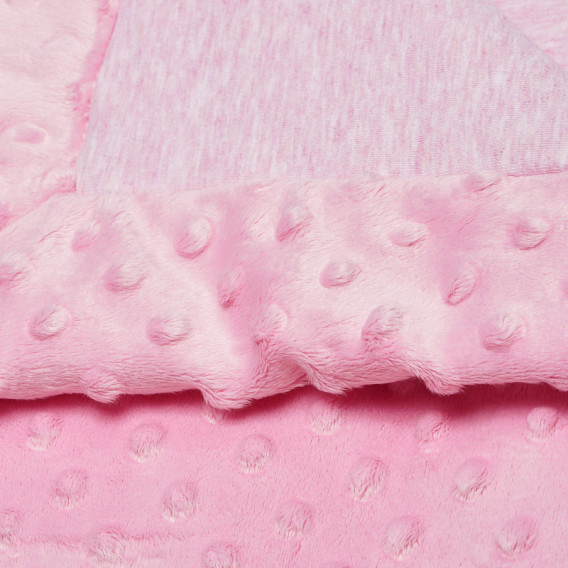 Pătură cu puncte în relief pentru fete, roz TUTU 151320 