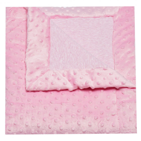 Pătură cu puncte în relief pentru fete, roz TUTU 151321 2