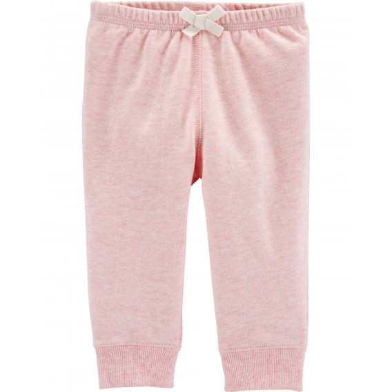 Pantaloni sport de bumbac pentru fetițe, roz Carter's 151367 