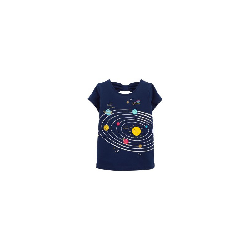 Tricou din bumbac - Sistemul solar, pentru fete  151399