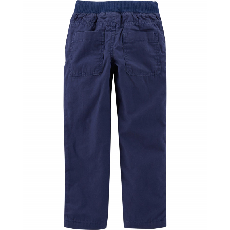 Pantaloni de bumbac pentru băieți, albastru mediu  151428