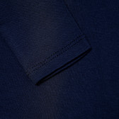 Bluză din bumbac, albastră, cu mâneci lungi pentru băieți Benetton 151571 5