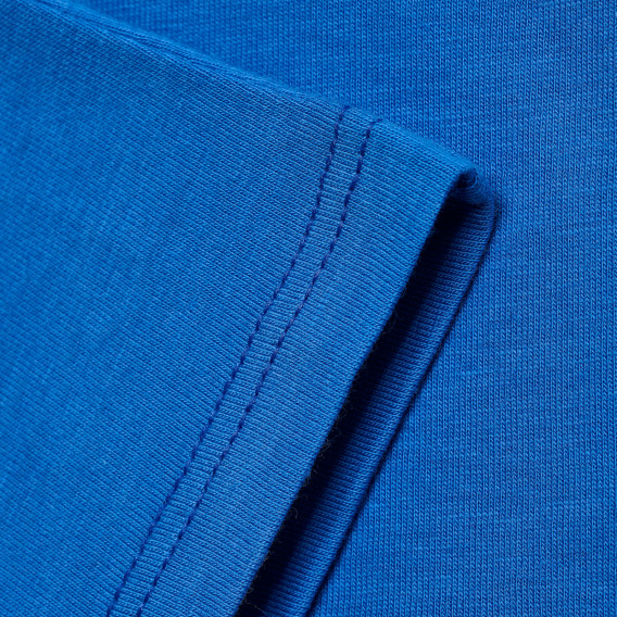 Tricou din bumbac albastru pentru băieți Benetton 151661 5