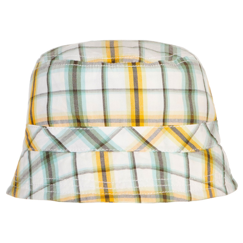 Pălărie de bumbac pentru băieți, carouri multicolore  151748
