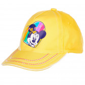 Șapcă din bumbac Minnie Mouse pentru fete, galbenă Original Marines 151755 2