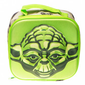 Geantă termoizolantă cu imagine 3D Yoda, 3.82 l. Star Wars 151857 