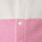 Bluză pentru copii în culori contrastante, alb și roz Idexe 151955 3