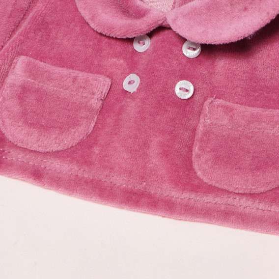 Bluză confortabilă pentru fete, roz Idexe 152159 4