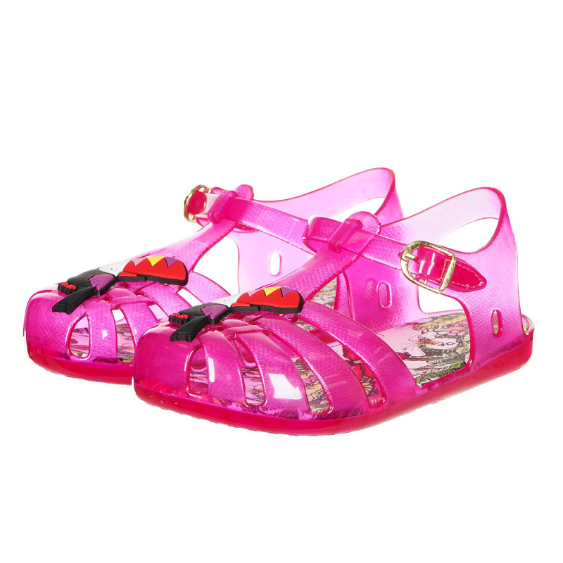 Sandale din silicon pentru fete, roz  152528