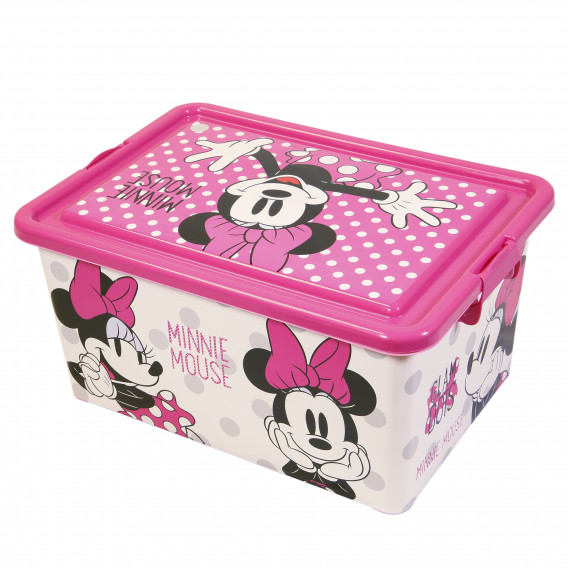 Cutie de depozitare Minnie Mouse - Buline, 23 litri Minnie Mouse 153150 3