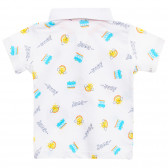 Bluză pentru bebeluși din bumbac, albă Benetton 153378 2