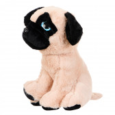 Câine de pluș - Mops, 37 cm Amek toys 153475 3
