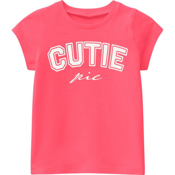 Tricou cu imprimeu grafic pentru fete, roz Name it 153510 