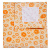 Pătură cu imprimeu floral pentru fete, portocaliu TUTU 153694 