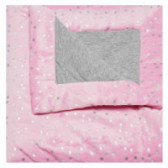 Pătură cu buline gri pentru fete, roz TUTU 153696 