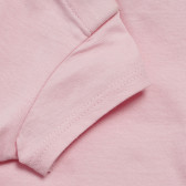 Tricou roz, din bumbac, cu logo, pentru fetițe Boboli 153777 3