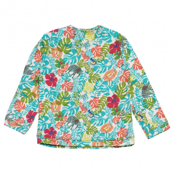Bluză din bumbac cu imprimeu floral pentru bebeluși Boboli 153783 2