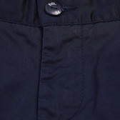Pantaloni scurți cu buzunare decorative pentru băieți, albastru închis Boboli 153830 3