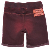Pantaloni scurți cu efect purtat pentru fetițe, roșu Boboli 153884 2