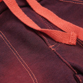 Pantaloni scurți cu efect purtat pentru fetițe, roșu Boboli 153885 3