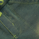 Pantaloni scurți cu efect purtat pentru bebeluși, verde Boboli 153890 4