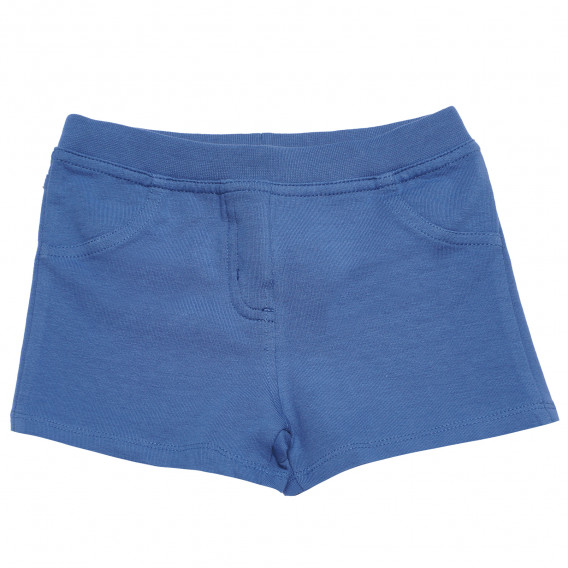 Pantaloni albaștri, scurți pentru băieți Boboli 153902 