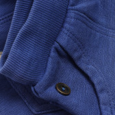 Pantaloni scurți din bumbac cu efect purtat, pentru băieți, albastru Boboli 153908 3
